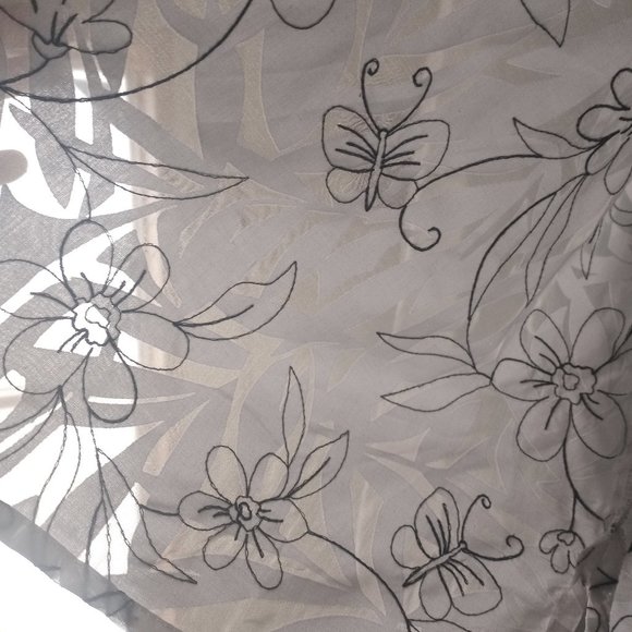 Women's 16 Alfred Dunner Sheer Button Down Shirt - Picture 9 of 15